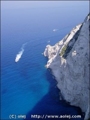 Zakynthos blue sea