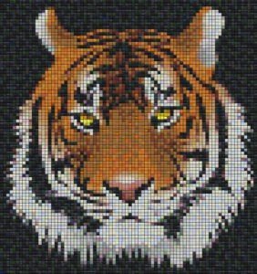 Mosaic Tile Design tiger - Mosaic Creator