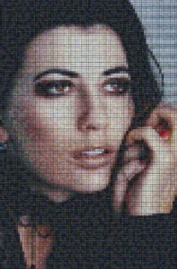 Mosaic Tile Design woman face - Mosaic Creator