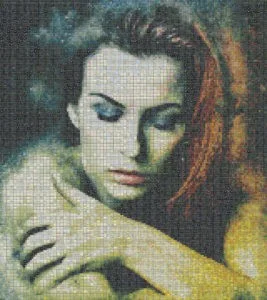 Mosaic Tile Design woman graphics - Mosaic Creator