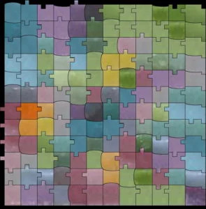 Tile mosaic pattern chaos - Mosaic Creator