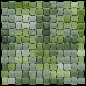 Tile mosaic pattern rounded rectangle - Mosaic Creator