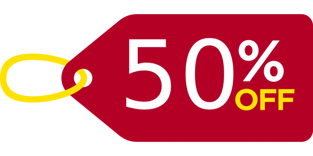 SALE Discount 50%