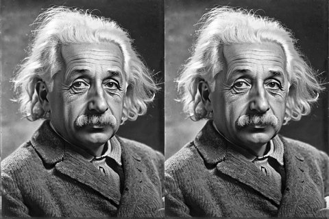 Stereogram of Albert Einstein - aolej.com