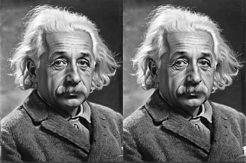 Stereogram of Albert Einstein - aolej.com