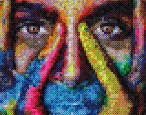 Woman face mosaic created from Nabbi Photo Pearls – Mosaic Creator Woman face mosaic created from Nabbi Photo Pearls - Mosaic Creator