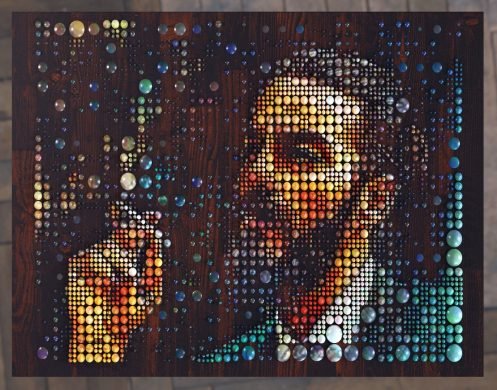 Mosaic texture and 3D depth map Mosaic texture and 3D depth map