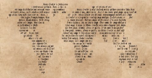 World map text mosaic – Mosaic Creator World map text mosaic - Mosaic Creator